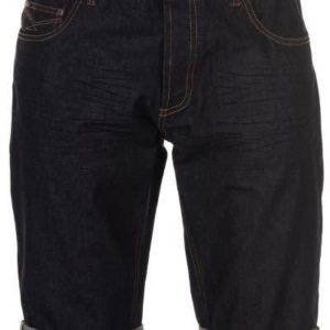 Denim Men's Shorts - Black